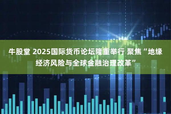牛股堂 2025国际货币论坛隆重举行 聚焦“地缘经济风险与全球金融治理改革”